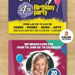 Creative Birthday Party Invitation