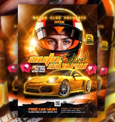 Auto Carshow Flyer
