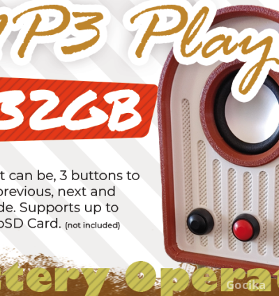 MP3 Player with battery